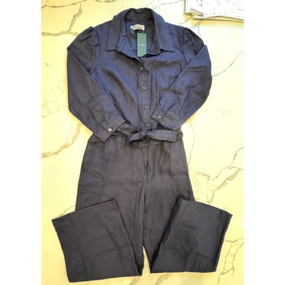 Hobbs London NWT Ciera Jumpsuit in True Navy Size 12 - Picture 2 of 4